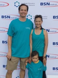 Granzow Family at LERN Event With Matching Shirts