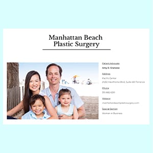 Southbay Online Article - Manhattan Beach Plastic Surgery